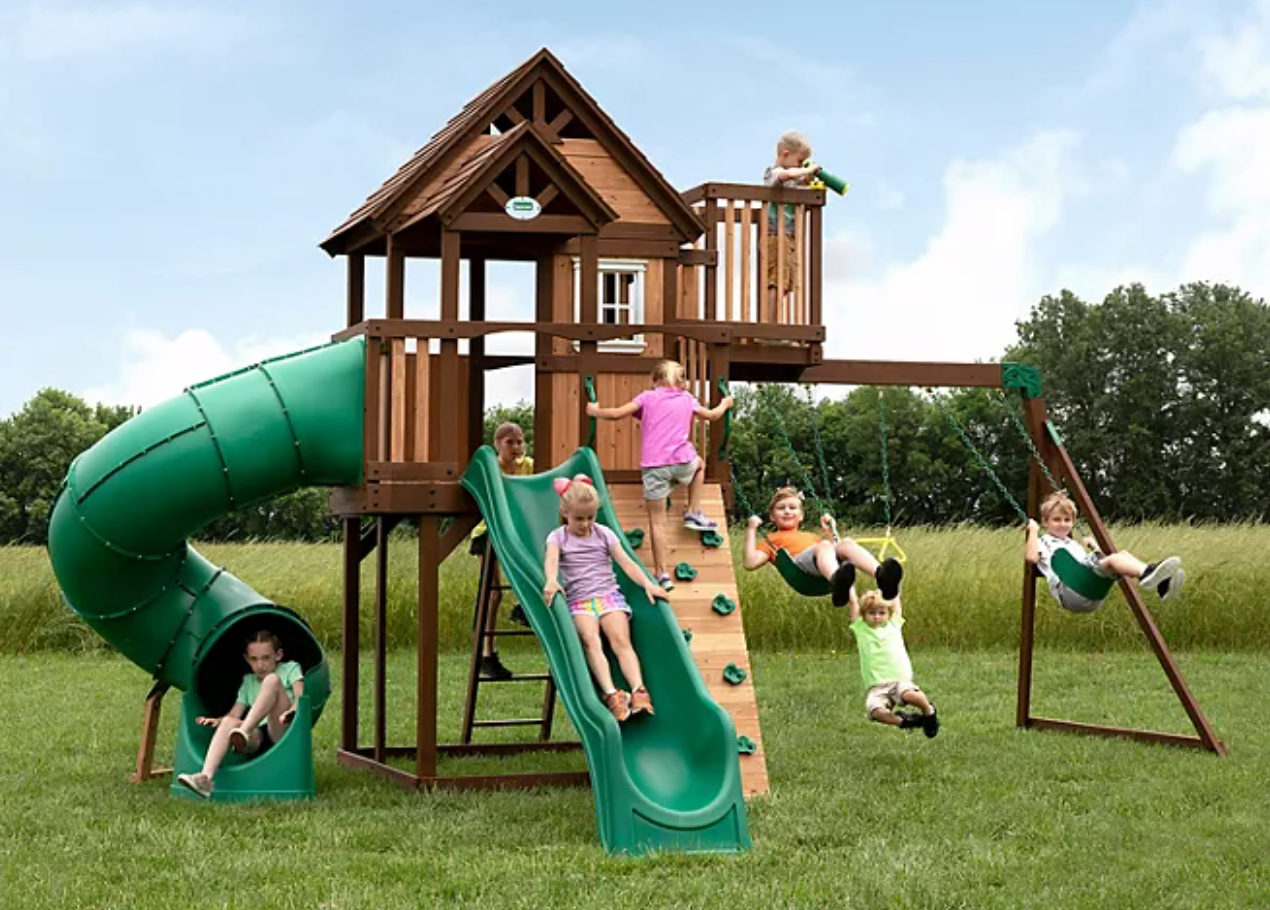 Fort Cedar Swing Set