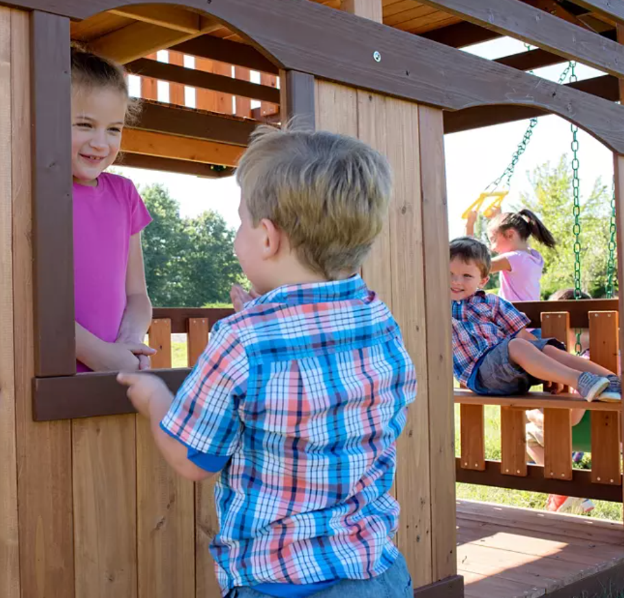 Elite Cedar Swing Set