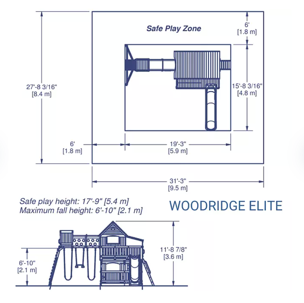 Elite Cedar Swing Set