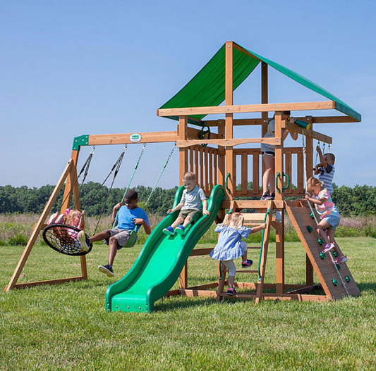 Peak Cedar Swing Set