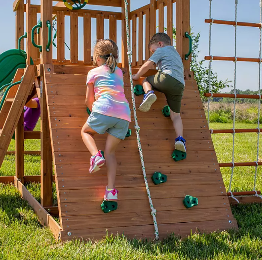 Peak Cedar Swing Set