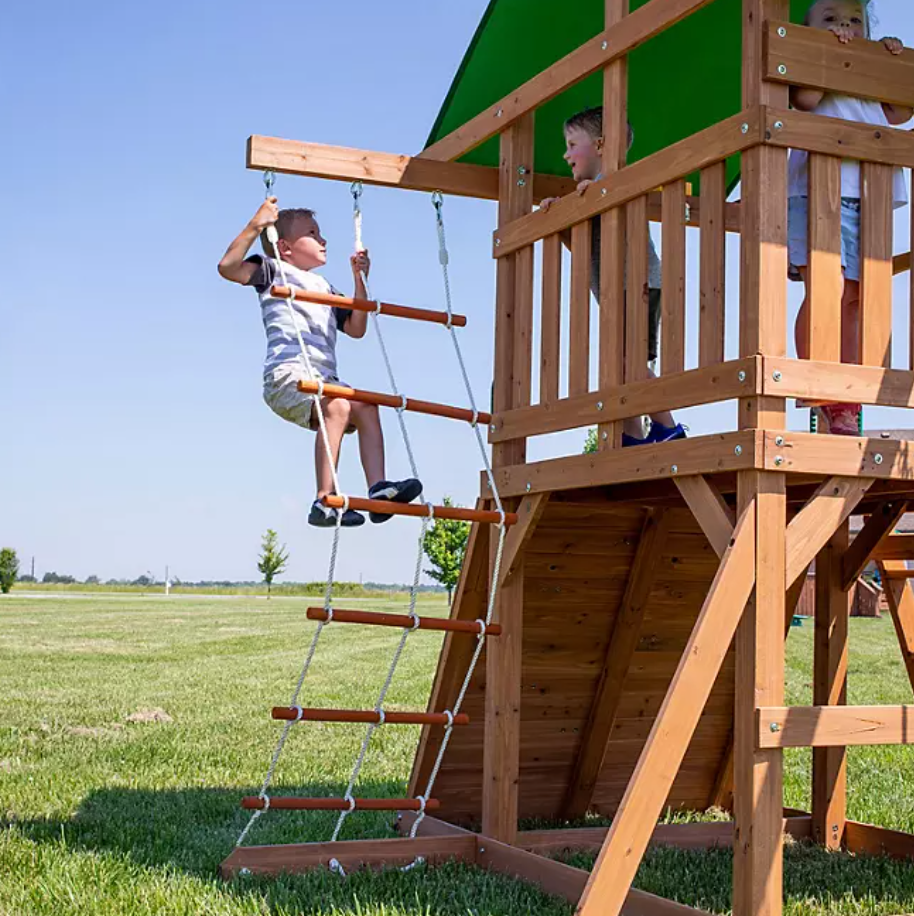 Peak Cedar Swing Set