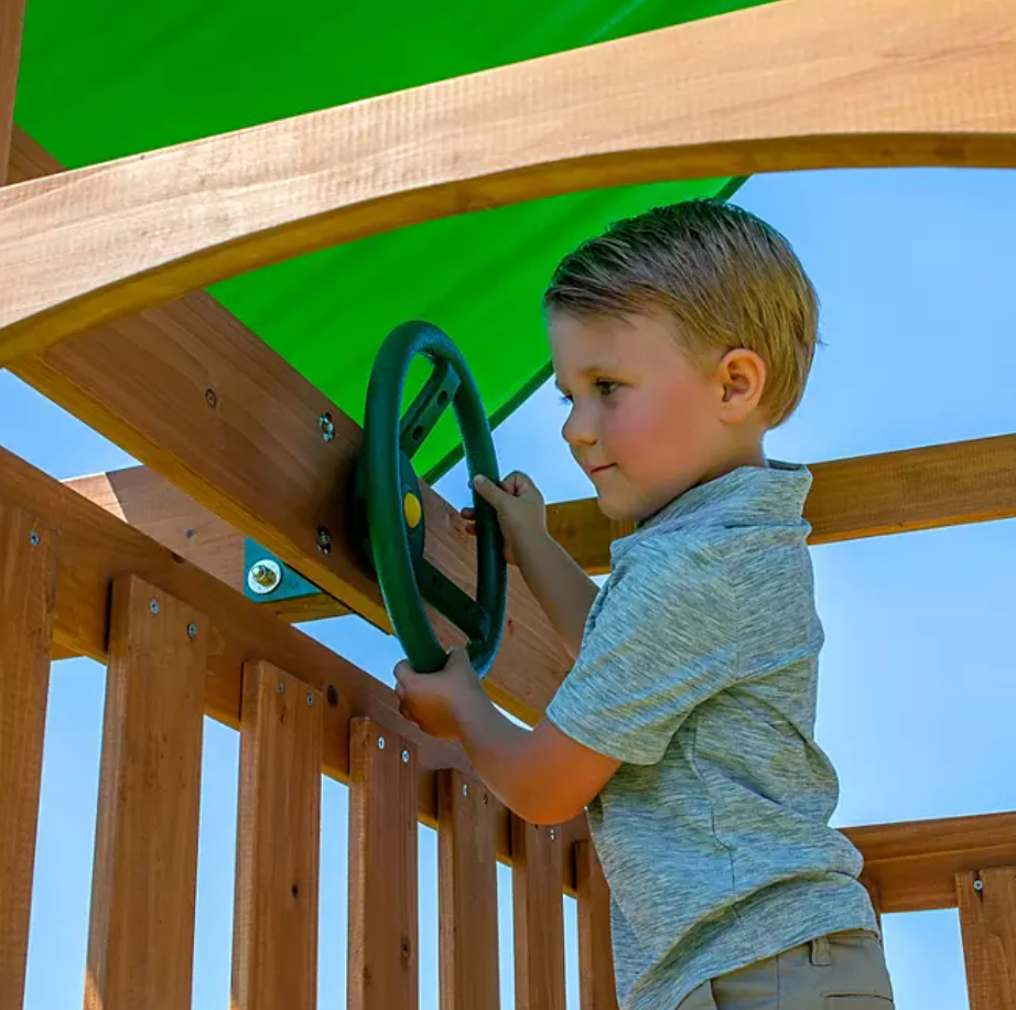 Peak Cedar Swing Set