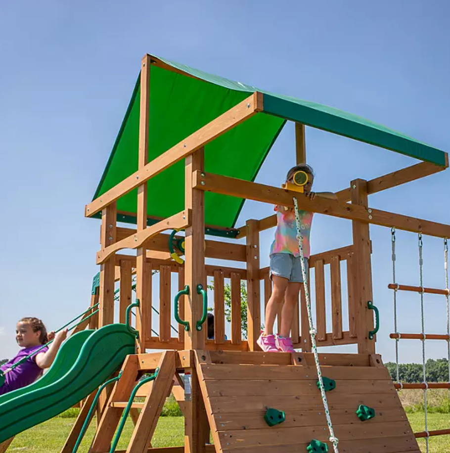 Peak Cedar Swing Set