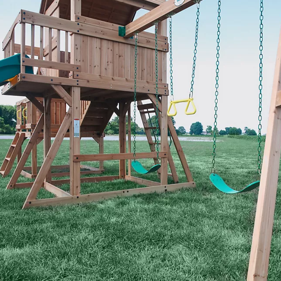 Malibu Cedar Swing Set