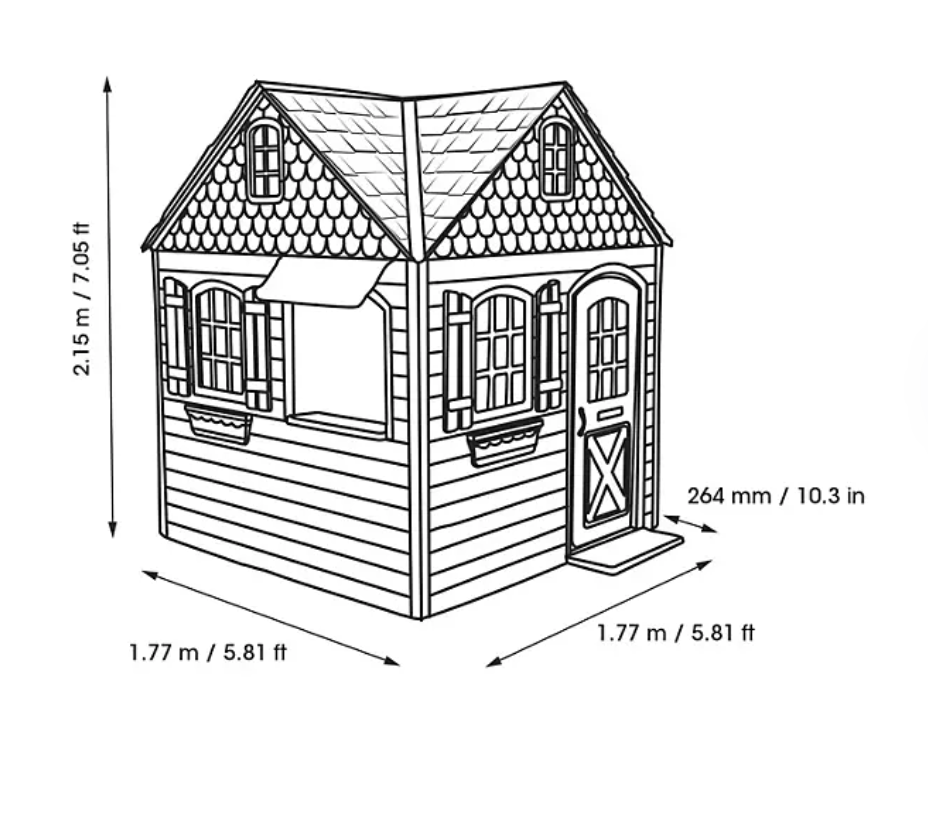 7' Tall Imagination Playhouse