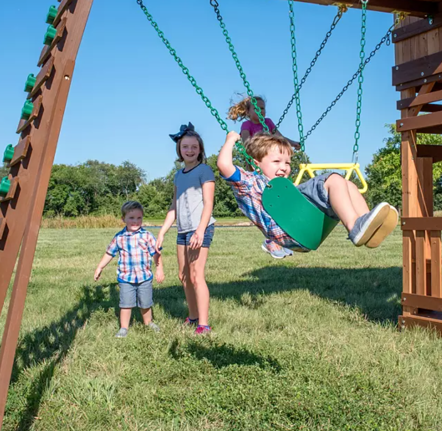 Elite Cedar Swing Set